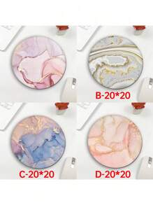 Marble Pattern Mouse Pad Back To School Gaming Mouse Pad Desk Accessories Office Supplies Office Office Desk Accessories Mousepad Mouse Pad For Desk - Multicolor - View 3