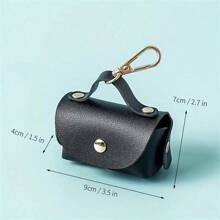 Portable Leather Dog Waste Poop Bag Dispenser / Pet Disposal Holder, Multi-Color For Cross-Border