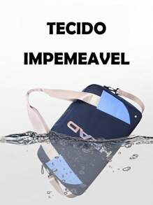 Gym Bag Handbag Travel Crossbody Blogger Large - 淺粉色 - 查看 7