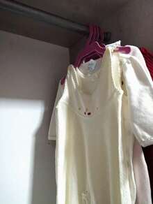 50 Pink Children's Hanger Ideal For Baby Clothes - 淺粉色 - 查看 9