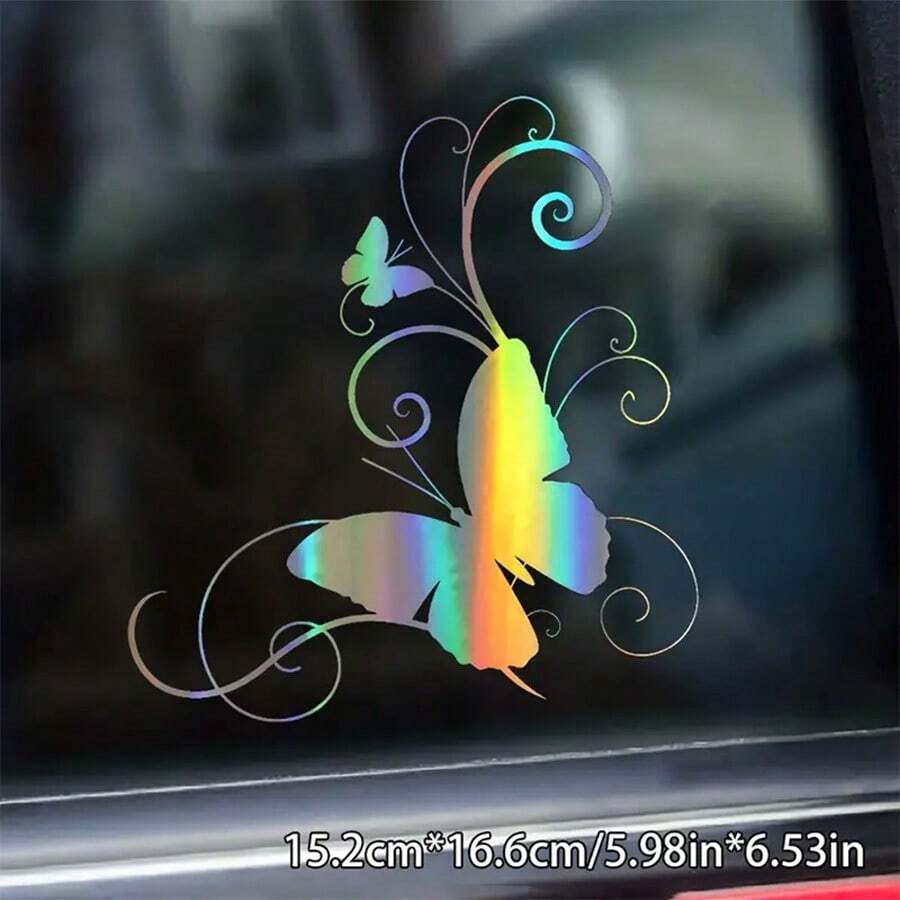 Beautiful Butterfly Car Stickers Waterproof Vinyl Decal, Reflective
