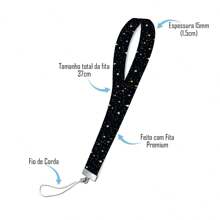 Space Moon Stars Infinity Cell Phone Case Lanyard Strap - Nhiều màu - Xem 3