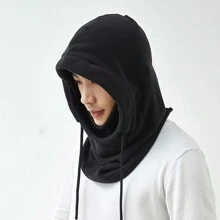 1 peça, quente e à prova de frio, versátil, quatro em um, capuz de inverno antifrio e chapéu à prova de vento para homens e mulheres, máscara de ciclismo ao ar livre, protetor de pescoço, chapéu de proteção facial de veludo integrado