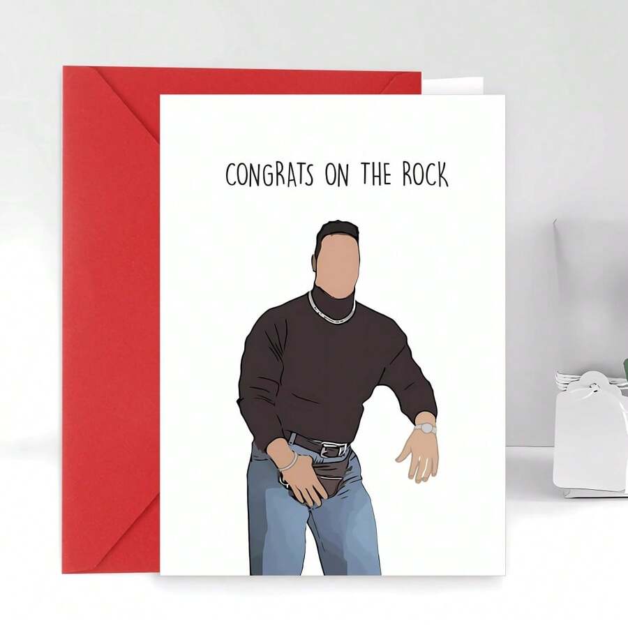 1pc Fun, Unique Greeting Card Suitable For Anyone To Him/Her, 5*7in