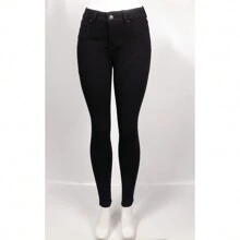 Women's Super Skinny Jeans - 黑色 - 查看 1