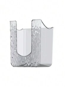 Kitchen Wet Wipes Storage Box, Wall-Mounted Glacier Pattern Tissue Box, Tissue Dispenser, Transparent Tissue Rack, Washable Wipes Container, Suitable For Bathroom, Toilet Wet Wipes Container, Paperless Tissue Organizer - Multicolor - View 11