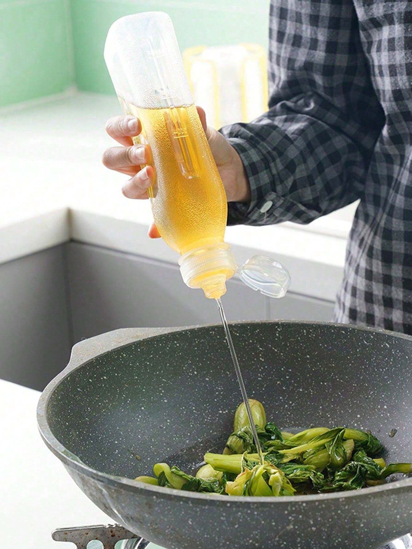 500ml Glass Air Fryer Oil Sprayer Bottle, Kitchen Cooking Oil Mister