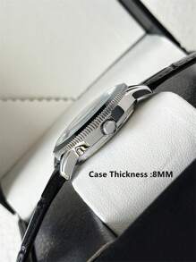 Pablo Raez 1pc Silver Lady Watch Women Luxury Crystal Dress Watch SUS304 Stainless Steel IPS Case Elegant Brand New Design Quartz Watch For Lady Fahionable White Face With Date Calendar Luminous Diamond Display High Quality Woman Popular Wristwatch 50M Waterproof Soft & Breathable Black Color Microfiber Leather Casual Teenagers Girls Lovely Watch Nice Gifts For Friend Or Family Fit For Daily Life/Work/Party Decorations