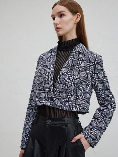 New Arrival Elegant Short Sleeve Women's Casual Blazer Jacket For Autumn/Winter Fashion