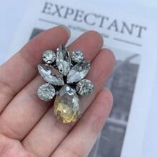 1-20pcs/Set Handmade Self-Adhesive Diamond Rhinestone Multicolor Water Drop Glass Decoration, Suitable For Shoes, Clothing, Bags, Accessories, Hair Clips, Non-Woven Fabric Clothing Accessories, Elegant Quality And Careful Craftsmanship