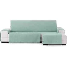 Ecommerc3 | Chaise Longue Sofa Cover Right Size (Variety Of Colors) - Sofa Protector - Extra Soft Touch Sofa Cover - Easy Installation With Elastic Rubber Bands - Green - View 1