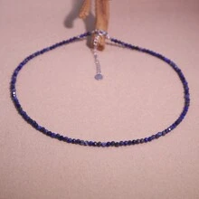 1 قطعة قلادة من حجر شبه كريم طبيعي مرصع بالراينستون ديزاين أصلي بسيط نقي أنيقة للمرأة للحفلات والمناسبات