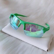 Unisex Anti-UV Sports Sunglasses - Green - View 1