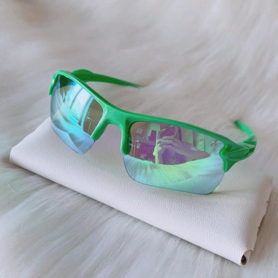 Unisex Anti-UV Sports Sunglasses - Green - View 1