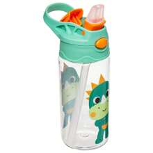 Buba Buba Zoo Tritan Children's Bottle With Silicone Straw 450ml