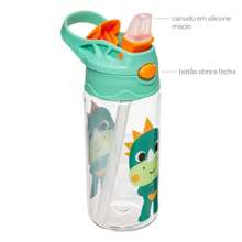Buba Buba Zoo Tritan Children's Bottle With Silicone Straw 450ml