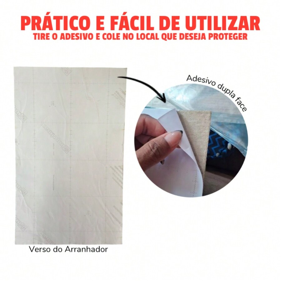 Arranhador para Gatos Carpete Adesivo protetor de canto de sofa SHEIN