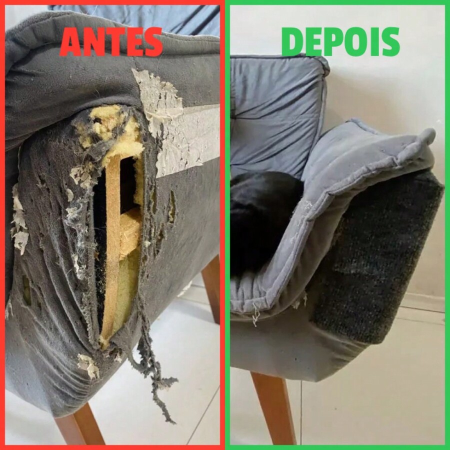 Arranhador para Gatos Carpete Adesivo protetor de canto de sofa SHEIN