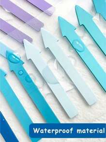 200 Pieces/Card PET Arrow-Shaped Sticky Notes, Translucent Color Highlight Index Labels, Waterproof Mini Bookmark Strip Sticky Notes, Suitable For Home And Office Use Back To School