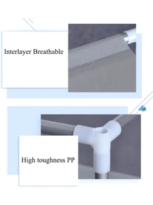 Armario portátil organización de armarios y almacenamiento para guardarropas, 3 columnas - Multicolor - Ver 6