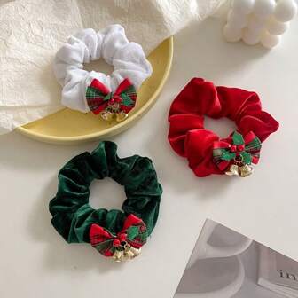 New Christmas Headwear Double Bell & Bow Hair Scrunchies, Festive Party Decoration, Non-Damaging Hair Accessories, Hair Tools, Beauty Accessories, Curly Hair Accessories For Women, Fall, Travel, Hair Tools, Accessories Women, Hair Stuff,Fall,Hair,Hair Accessories,Accessories,Hair Accessories For Women,Travel,Hair Accessories,Accessories Women,Hair Accessory,Hair Accessories Women,Hair Tools,Hair Stuff,Stuff,Beauty Accessories,Gifts,Travel,Gifts For Women,Hair Stuff,Stocking Fillers,Stocking Stuffers For Women,Stocking Fillers Women,Christmas Gifts,Christmas Stocking Fillers,Gifts For Women,Stocking Stuffers For Adults,Stocking Fillers For Adult,Hair Stuff,Women's Accessories,Stocking Stuffer,Coming-Of-Age Hair Accessory,Christmas Hair Accessories,Gift Ideas For Women,Beauty Stocking Fillers