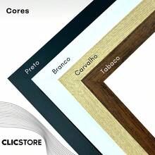 Kit 10 Frames 10x15cm With Acetate And Background For Decorative Wall Photos Certificate - 黑色 - 查看 8