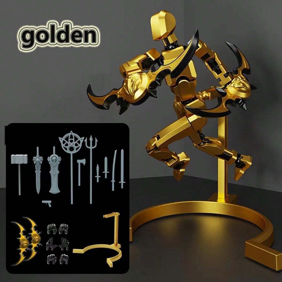 Flexible GlowInTheDark Articulated Illidan Figure Fully Posable DIY