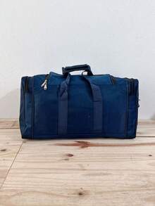 80cm Large Capacity Travel Bag Suitcase With Hand Strap - Màu xanh hải quân - Xem 3