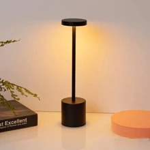 Modern LED Rechargeable Touch Table Lamp Restaurant USB Reading Lamp COD - 金的 - 查看 11