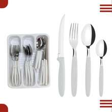 28-Piece Kitchen Kit Stainless Steel Cutlery Set + Multipurpose Home Organizer Sink Kit - 白色 - 查看 5