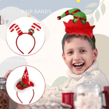 Bộ 5 phụ kiện tiệc Giáng sinh - Mũ ông già Noel và mũ mới lạ với thiết kế chủ đề Giáng sinh - Nhiều màu - Xem 7