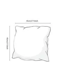 4 Pcs/1 Pc Unique And Creative Cute Blue Snowman In A Festive Christmas Atmosphere, Cute And Responsible. Super Soft Short Plush Pillowcase, Sofa, Bedroom, Living Room, Home Decoration, Backrest Cover - Multicolor - View 7