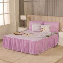 5 Piece Double Bedspread For Children's Bedroom Decoration For Boys And Girls - SAFAR* KIDS LILAS - Xem 2