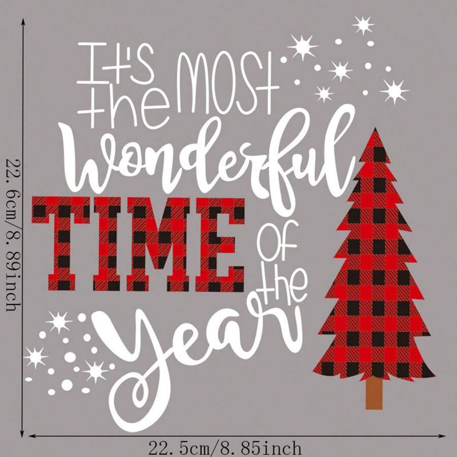 1/3/5pcs Christmas IronOn Transfer TShirt Vinyl Heat Press Patches