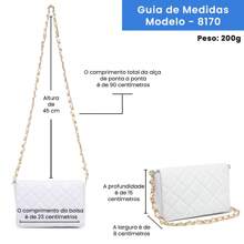 Schiareli 8170 Small Women's Crossbody Shoulder Bag - trắng - Xem 7