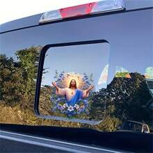 Sacred Flower Stickers To Enhance Your Riding Charm, Made Of PVC Material, Suitable For Cars, Motorcycles, Laptops, Smooth Anti-Scratch Surface, Great For Bumpers, Trucks, SUVs And Luggage