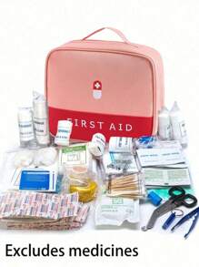 1pc Portable Weekly Medicine Organizer, Multilayer Travel Pill Box, Waterproof Vitamin Supplement Storage Container, Pocket-Sized Medication Case For Everyday Use And Travel