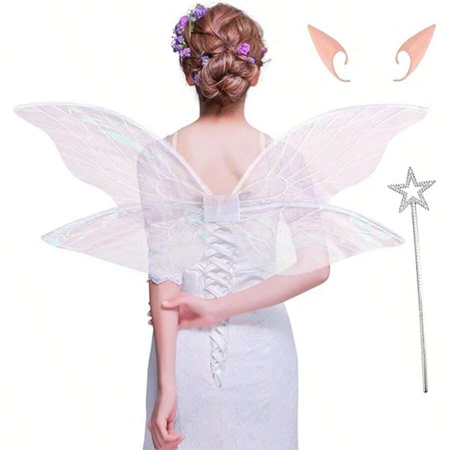 1pc Butterfly Fairy Wings For Adults, Women Costume Accessory - Multicolor - View 1