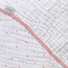 Baby Joy Soft Corner Hooded Baby Towel - 藕粉色 - 查看 2