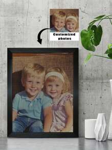 Custom Diamond Painting Kits Full Diamond For Adults, Personalized Photo Customized Diamond Painting, Private Custom Your Own Picture (Round Diamond, 11.7x11.7inch/30x30cm)[No Frame]