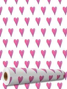 5 Meter Roll Self-Adhesive Wallpaper Watercolor Hearts Washable Bedroom Living Room Kitchen Bathroom - Mẫu 01 - Xem 4