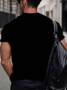 Plus Size Men It Is What It Is Graphic Tee,