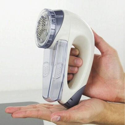 1pc 2-Speed AA Battery Powered Fabric Shaver, Heavy Duty Lint Remover
