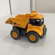 1pc Friction Powered 4WD Construction Vehicle Toy, Push And Pull Design, Suitable For Boys And Girls 3 Years Old And Above, Perfect Gift