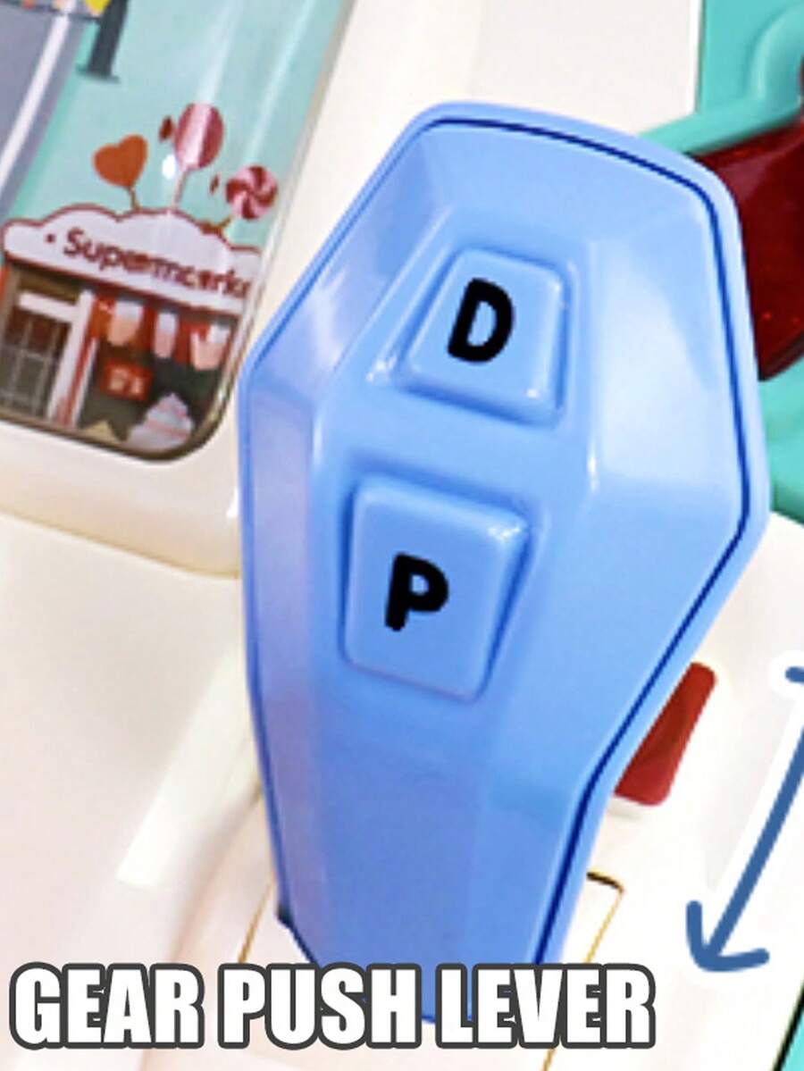 Kids Vehicle Steering Wheel Toy, Simulated Driving Lights & Music Multi