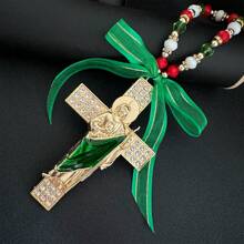 Jungfrau Maria / Heiliger Judas Schutzsegen Anhänger Katholisches handgemachtes Schmuck Geschenk Anhänger Auto Hänger Charm für Männer Frauen