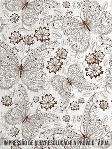 5 Meter Roll Self-Adhesive Wallpaper Butterflies And Delicate Flowers Washable Bedroom Living Room Kitchen Bathroom - Mẫu 01 - Xem 5