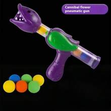 Pea Shooter Toy Gun, Air Power Soft Bullet Gun Shooting Target Interactive Game - Multicolor - View 8