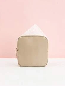 极简迷你包，卫生巾包，月经包，卫生棉条包，卫生巾收纳包，女童卫生棉条收纳包，女士化妆包，零钱包，化妆包，卫生棉条收纳包，内衣收纳包，卫生棉条收纳包，月经杯收纳包，可重复使用，防水，旅行，宿舍，居家，浴室收纳包，返校用品，旅行必备，化妆包，假日必备，化妆包，化妆袋，化妆品收纳包，2024冬季假日化妆品收纳包，化妆品收纳 - 卡其色 - 查看 4