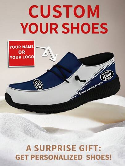 1 Pair Dallas Baseball Name Custom Loafer Shoes, Personalized Name Loafer Shoes, Custom Name Thick Sole Loafers Of E-TPU, Personalized Loafer Shoes, Name Loafers